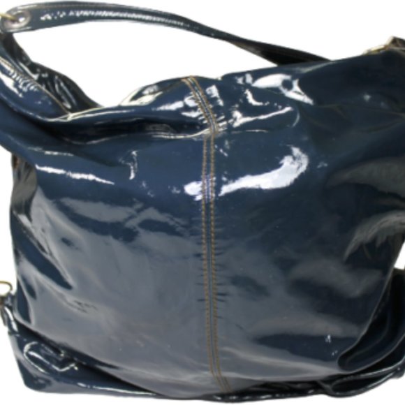 Lanvin Paris Padova Sac Oversized Handbag Leather bag Tote Hobo Subtle Patent - Picture 2 of 12